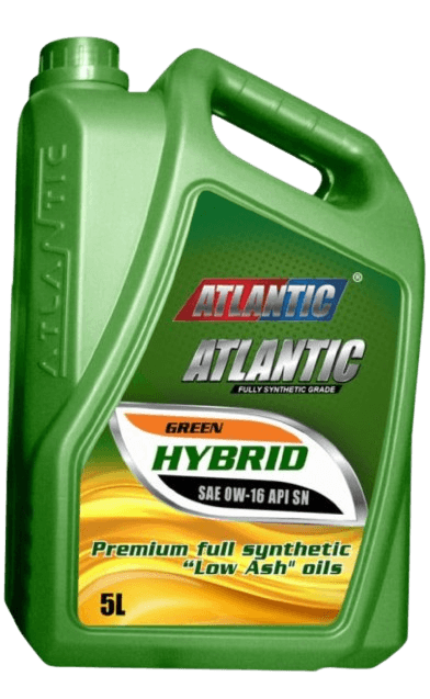 Atlantic Green Hybrid Motor Oil SAE 0W-16 API SN