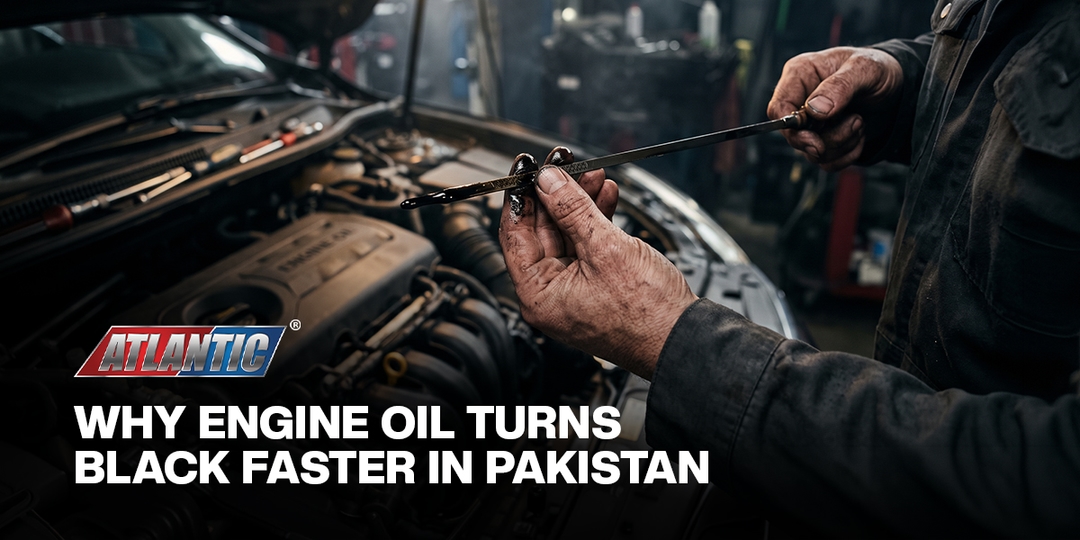 Why Your Car's Engine Oil Turns Black Faster in Pakistan and What It Means